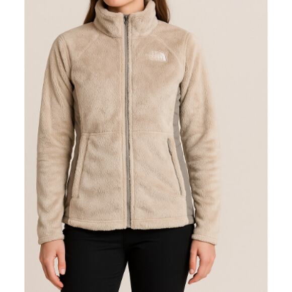 The North Face Osito 2 Fleece Jacket Women’s XS Beige Full Zip - Picture 1 of 5